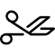 Surgical scissors icon to showcase surgical services