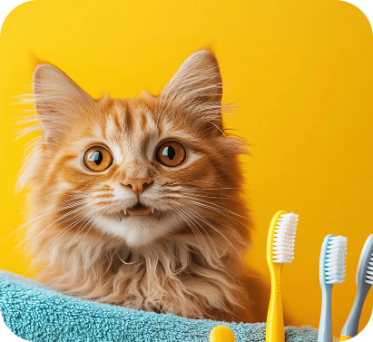 Cat wearing a doctor's overcoat and stethoscope